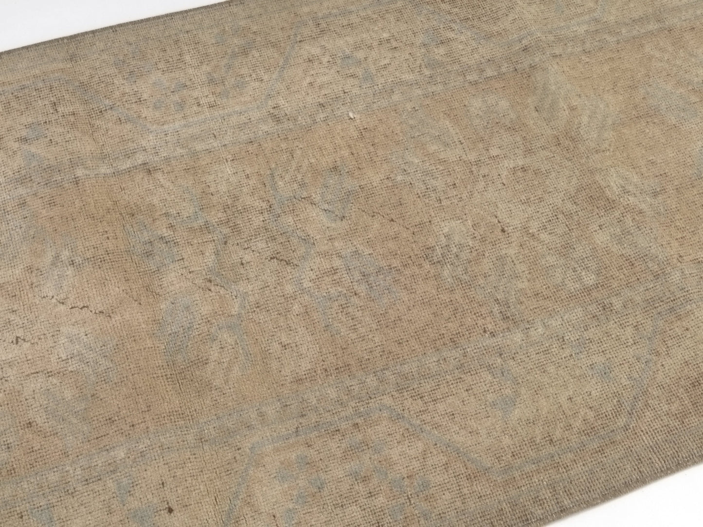 Turkish Vintage Oushak Runner Rug, 3x9 Rug Runner, Carpet Runner, Entryway rug, Hallway rug, Kitchen rug, Runner, Anatolia rug, 9566