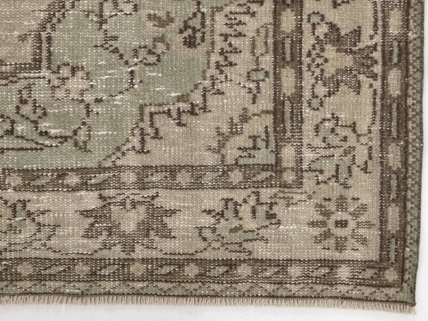 Area Rug 5x9, Turkish Vintage Rug, Oushak Carpet Rug, Neutral Handmade Rug, Living room rug, Turkey rug, Mid-Century Old Vintage Rug, 9560