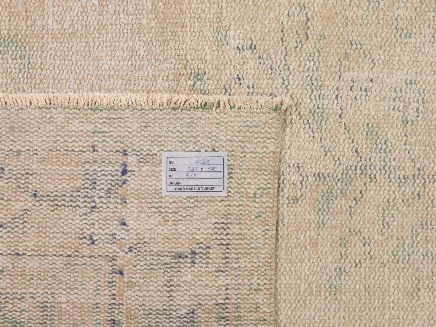 Muted Oushak Rug, Vintage Turkish Oushak Rug, 6x9 Turkish Rug, Beige Rug, Antique rug, Old Rug, Handmade rug,Area rug 7x10,Neutral rug,9483