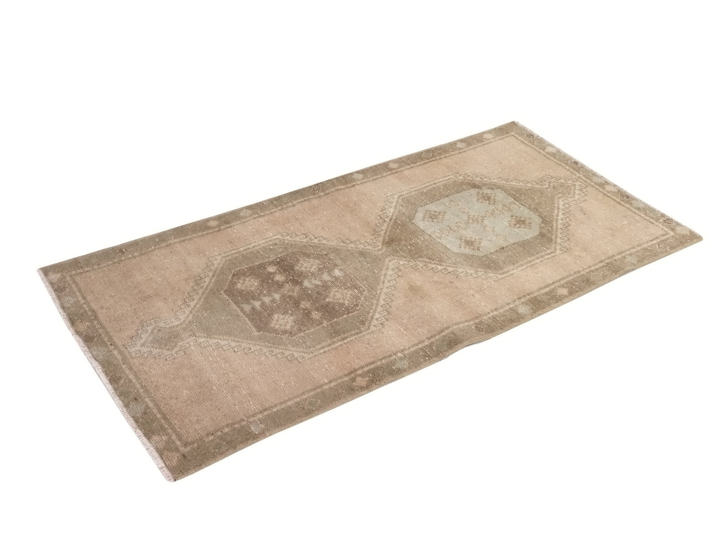 Wool Anatolia Oushak Rug, Handmade Turkish Rug, Carpet Rug, Vintage Oushak Rug, Bedroom Rug, Nursery rug, 3x6 Small Area Rug, 9050