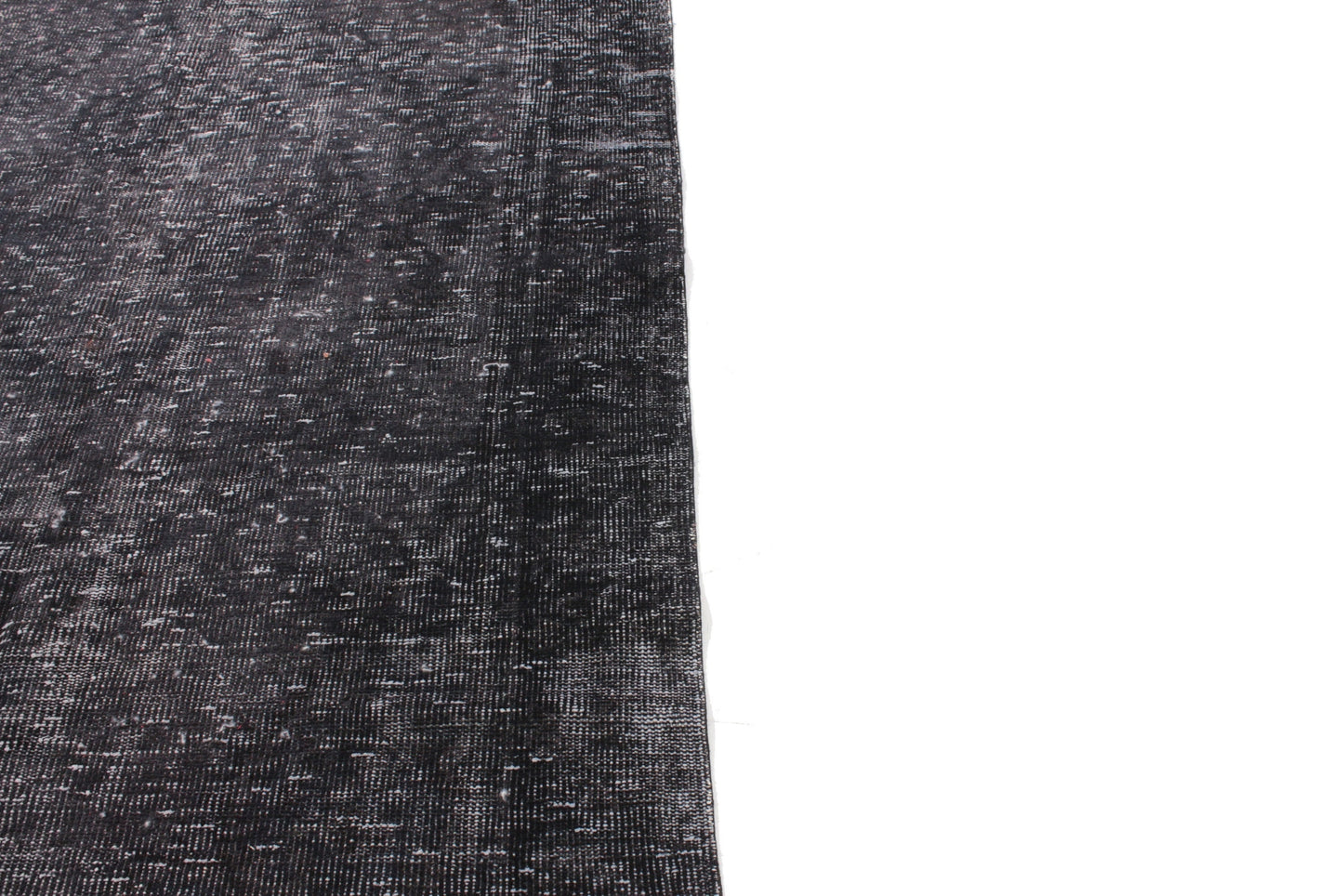 Black Worn Area Vintage Rug, Turkish Oushak Rug, Distressed Rug, Mid-Century Rug, Overdyed Rug, Black Carpet Rug 5x9, 3311