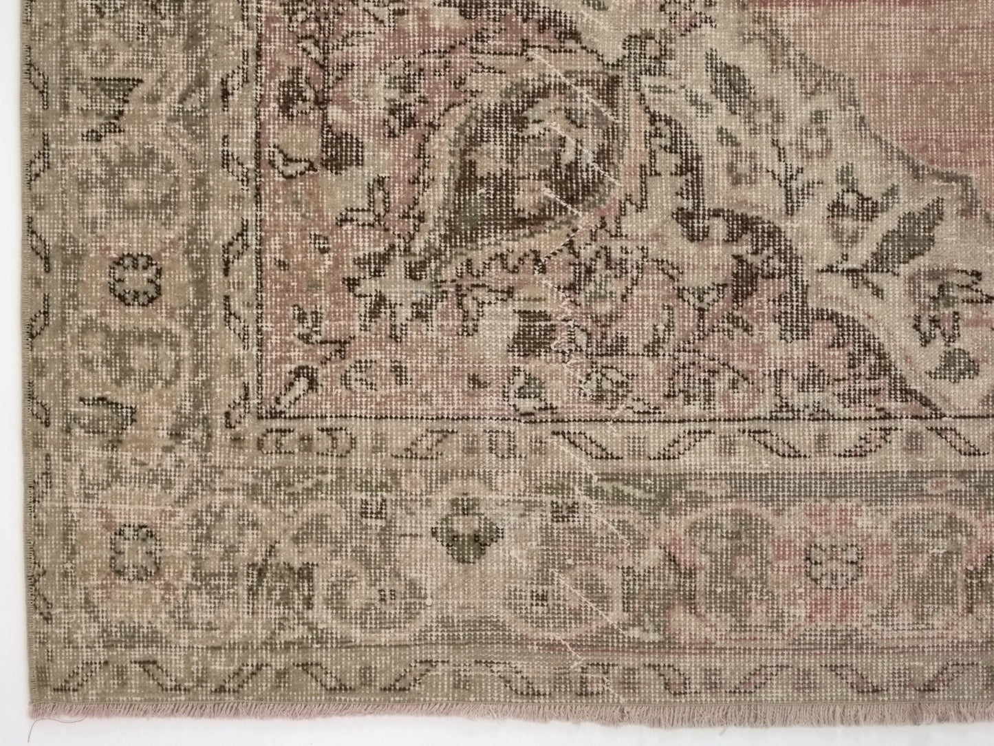 Faded Rug, Area Rug, Turkish Rug, Oushak Rug, Vintage Rug, Handmade rug, 7x11 Rug, Muted rug, Pastel Rug, Living room rug, Anatolia rug,8963