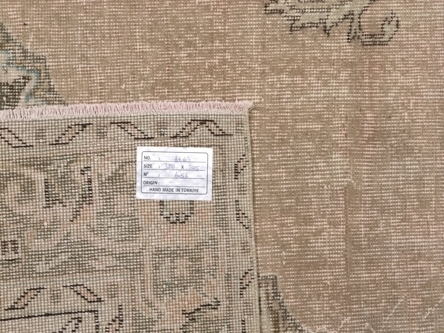 Faded Rug, Area Rug, Turkish Rug, Oushak Rug, Vintage Rug, Handmade rug, 7x11 Rug, Muted rug, Pastel Rug, Living room rug, Anatolia rug,8963