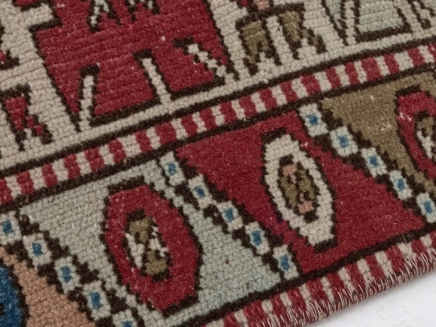 Orient Oushak Rug, Small Area Rug, 5x6 Rug, Vintage Turkish Oushak Rug, Anatolia Carpet rug, Handmade Wool Rug Made in Turkey 1970's , 8954