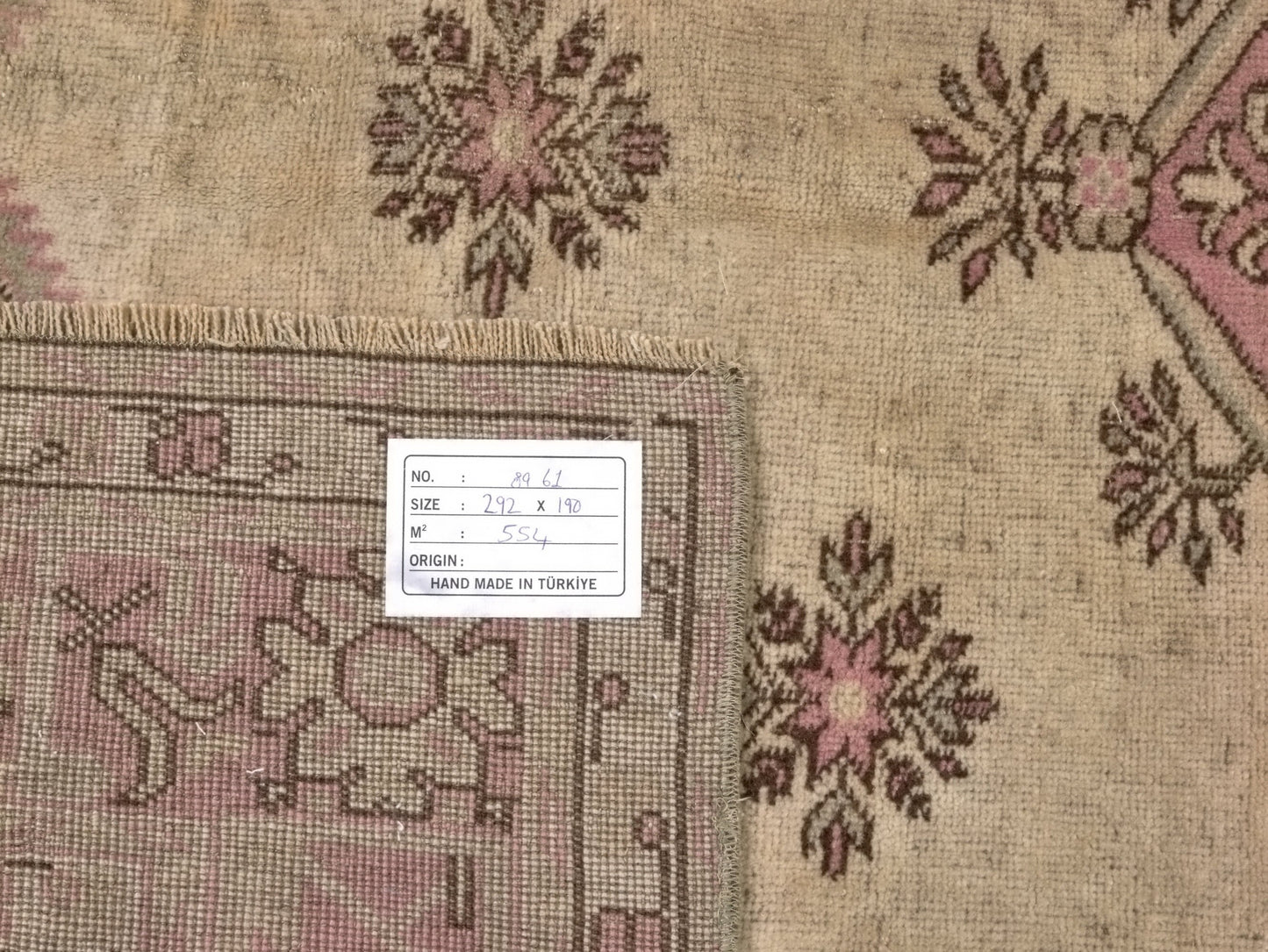 Turkish Rug Neutral 7x11, Vintage Oushak Rug, Large Area Rug, Handmade Wool Carpet rug, Anatolia Faded Rug, One of a kind rug, Home Rug,8961