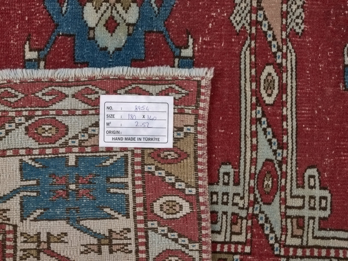 Orient Oushak Rug, Small Area Rug, 5x6 Rug, Vintage Turkish Oushak Rug, Anatolia Carpet rug, Handmade Wool Rug Made in Turkey 1970's , 8954