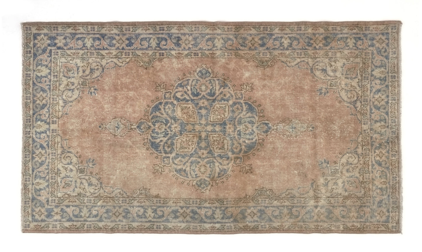 Oushak Rug, Anatolia Rug, Faded rug, Muted rug, Turkish rug, Carpet rug, Area rug 4x7, Handmade rug, Turkey rug,Bohemian rug,Pastel rug,8808