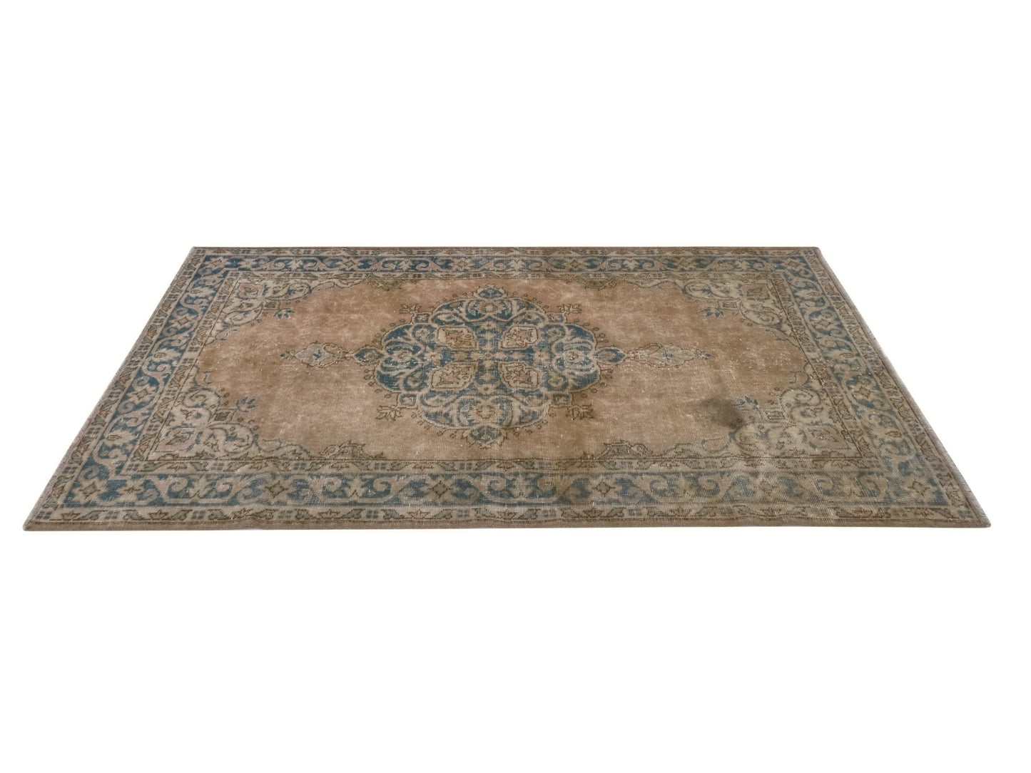 Oushak Rug, Anatolia Rug, Faded rug, Muted rug, Turkish rug, Carpet rug, Area rug 4x7, Handmade rug, Turkey rug,Bohemian rug,Pastel rug,8808