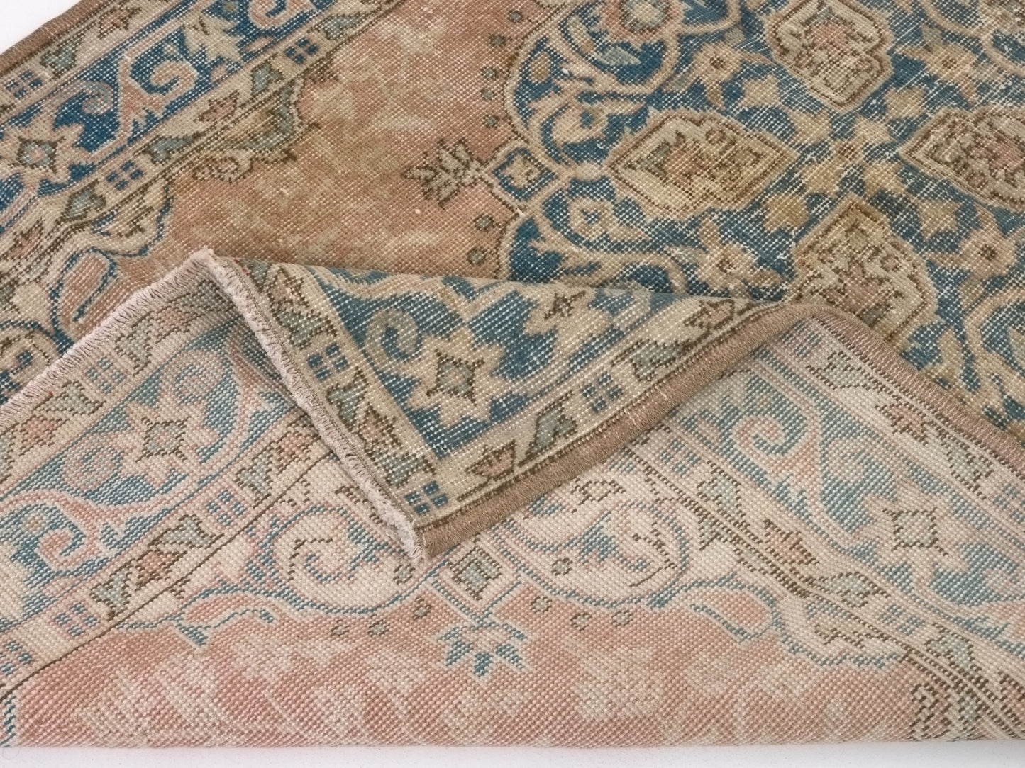 Oushak Rug, Anatolia Rug, Faded rug, Muted rug, Turkish rug, Carpet rug, Area rug 4x7, Handmade rug, Turkey rug,Bohemian rug,Pastel rug,8808