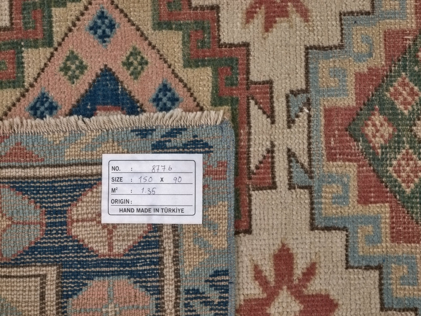 Scandinavian Oushak Rug, Turkish Rug, Vintage Rug, Bedroom Handmade Rug, Carpet rug, Unique Rug, Geometric Oushak Rug, Small Rug 3x5, 8776