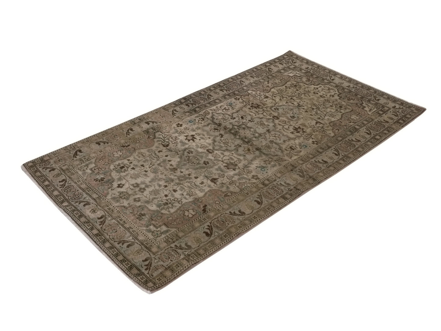 Turkish rug Antique, Oushak Rug, Vintage Old Rug, Area rug, Small Carpet rug, 3x6 Small rug, Handmade rug, Entryway rug, Anatolia rug,8769