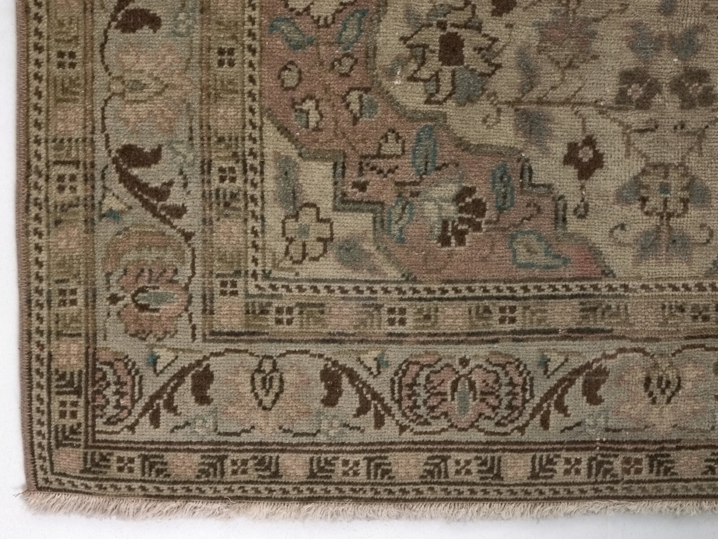 Turkish rug Antique, Oushak Rug, Vintage Old Rug, Area rug, Small Carpet rug, 3x6 Small rug, Handmade rug, Entryway rug, Anatolia rug,8769