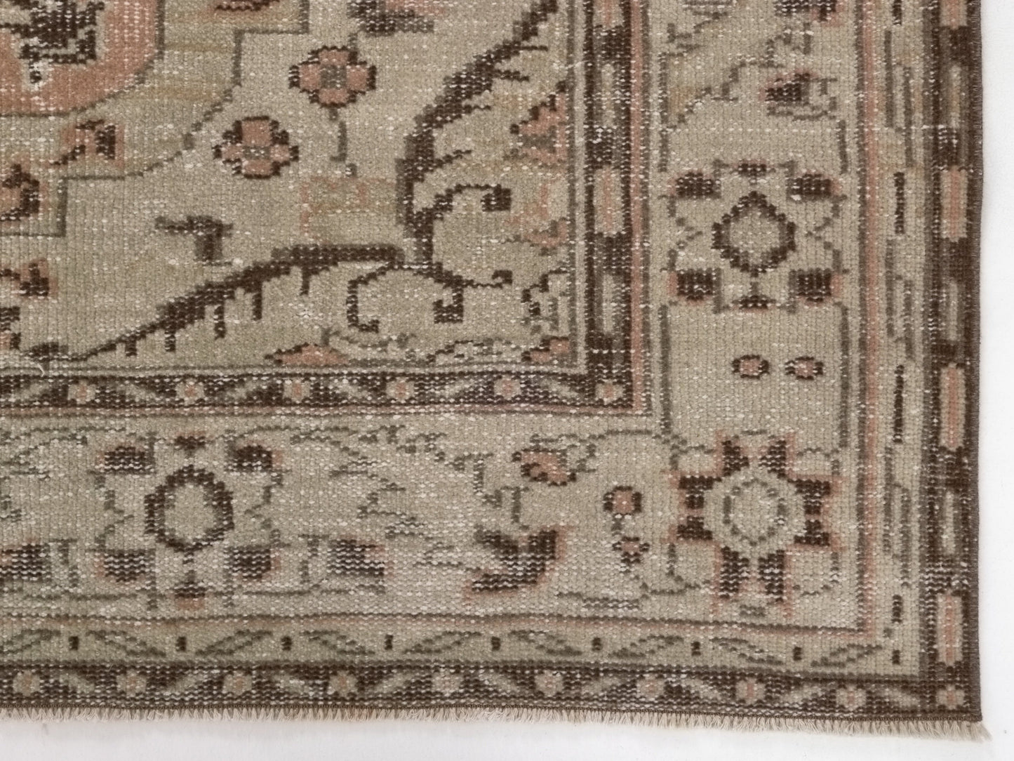 Turkish Rug, Oushak Rug, Vintage Carpet, Floral rug, Oriental rug, Ottoman rug, Vintage rug 7x10, Turkish Carpet, Handmade rug, Boho, 10231