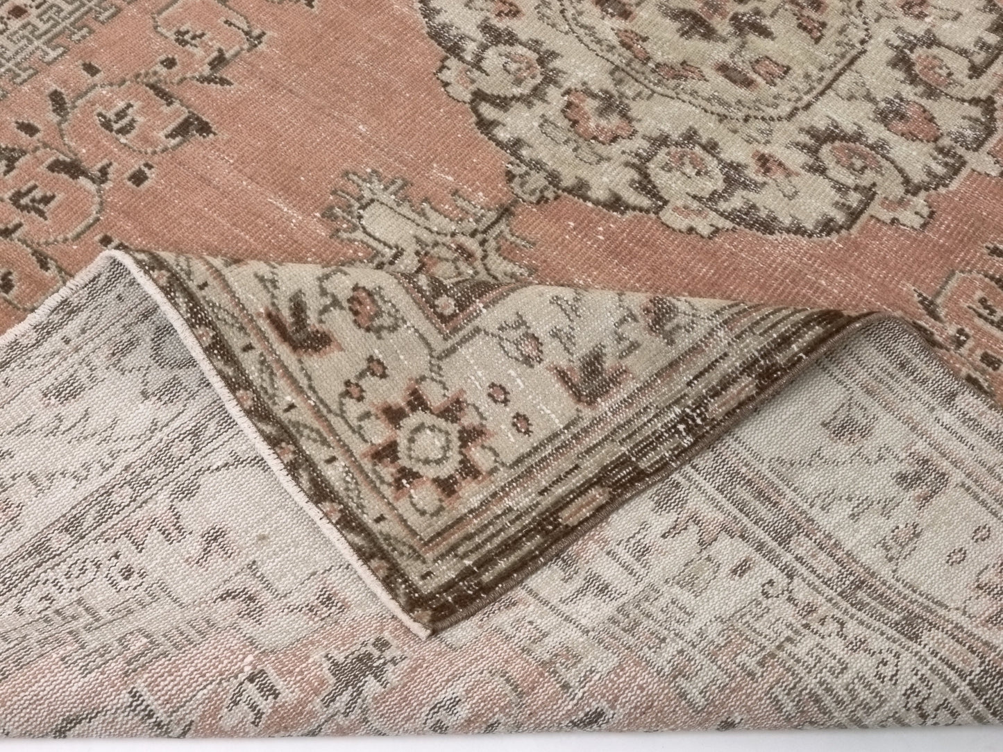 Turkish Rug, Oushak Rug, Vintage Carpet, Floral rug, Oriental rug, Ottoman rug, Vintage rug 7x10, Turkish Carpet, Handmade rug, Boho, 10231