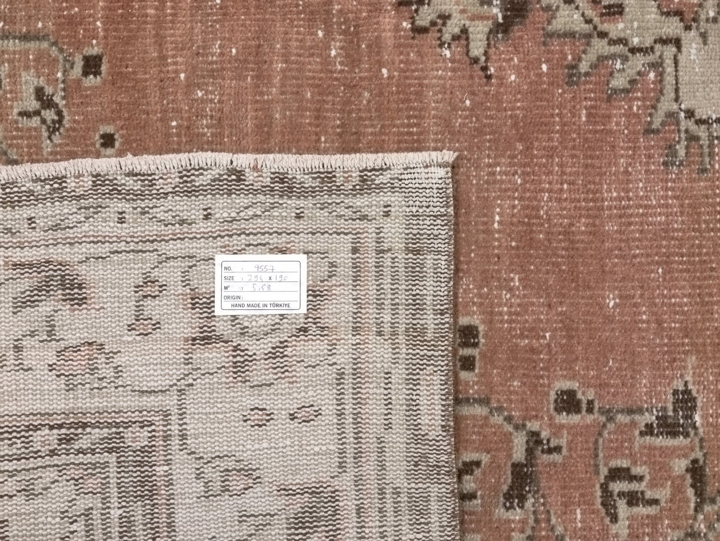 Turkish Rug, Oushak Rug, Vintage Carpet, Floral rug, Oriental rug, Ottoman rug, Vintage rug 7x10, Turkish Carpet, Handmade rug, Boho, 10231
