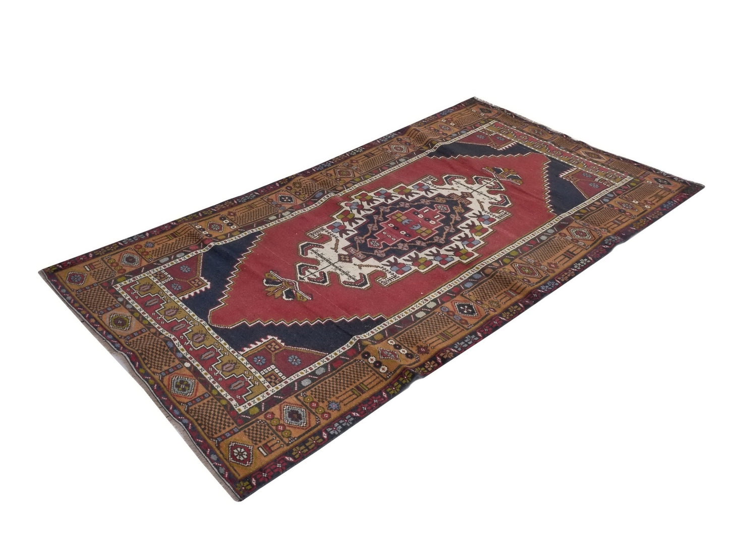 Oriental Oushak Rug, Vintage Turkish Rug, Turkish rug 4x8, Handmade Rug, Shabby chic, Floor rug, Area rug, Carpet rug, Traditional rug, 8652