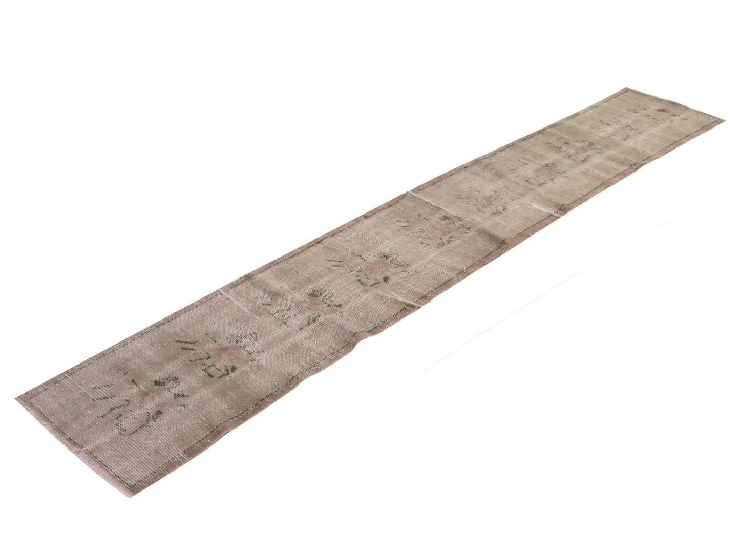 Turkish Runner, Vintage Runner, Oushak Runner, Rug Runner 2x11, Carpet runner, Hallway Rug, Kitchen runner, Narrow Runner, Turkey rug, 8734
