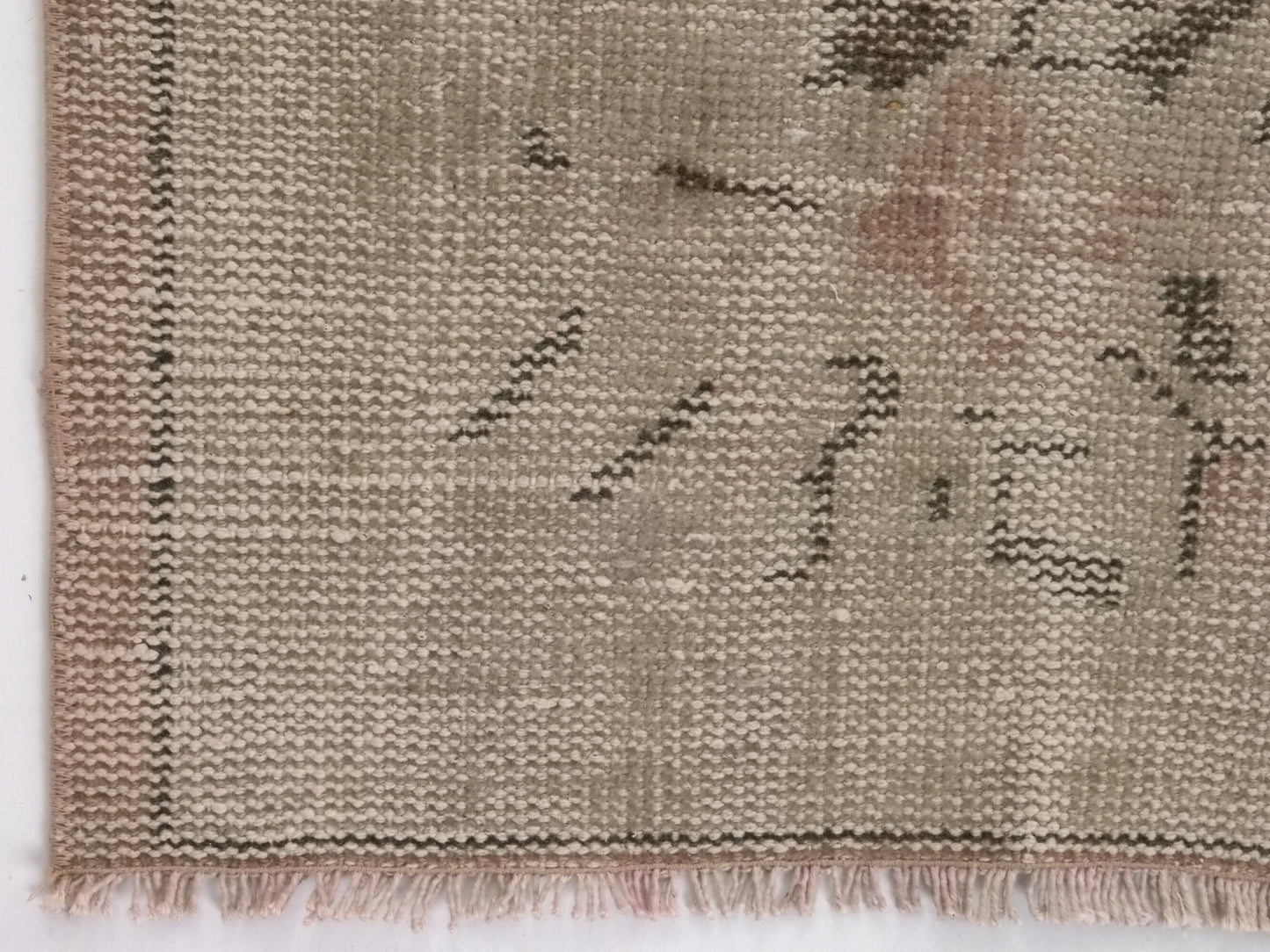 Turkish Runner, Vintage Runner, Oushak Runner, Rug Runner 2x11, Carpet runner, Hallway Rug, Kitchen runner, Narrow Runner, Turkey rug, 8734