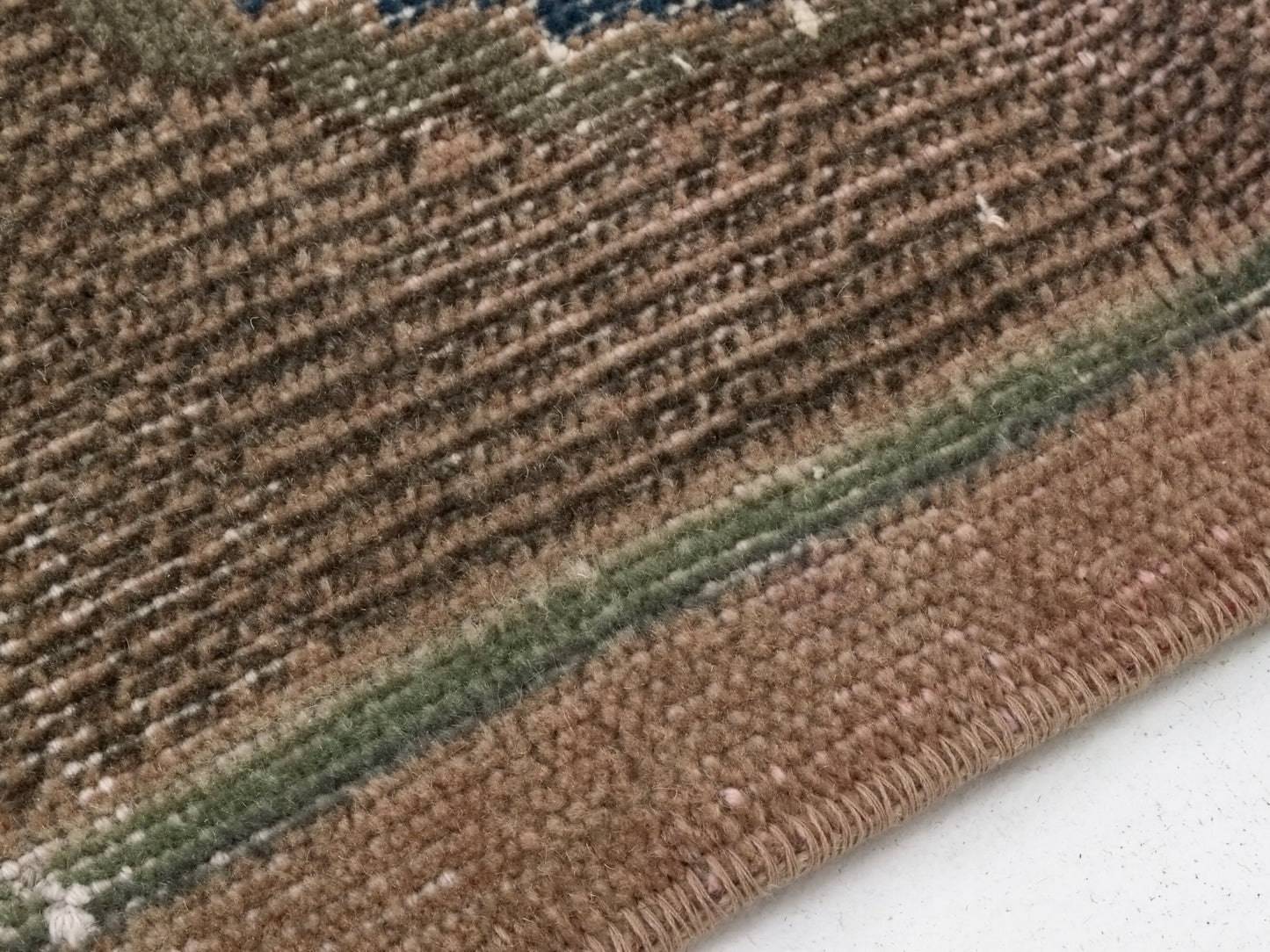 Small Oushak Rug, Vintage Rug, Turkish Rug, 3x3 Rug, Door mat rug, Bath mat rug, Handmade Small Carpet rug, Entrway rug, 8735