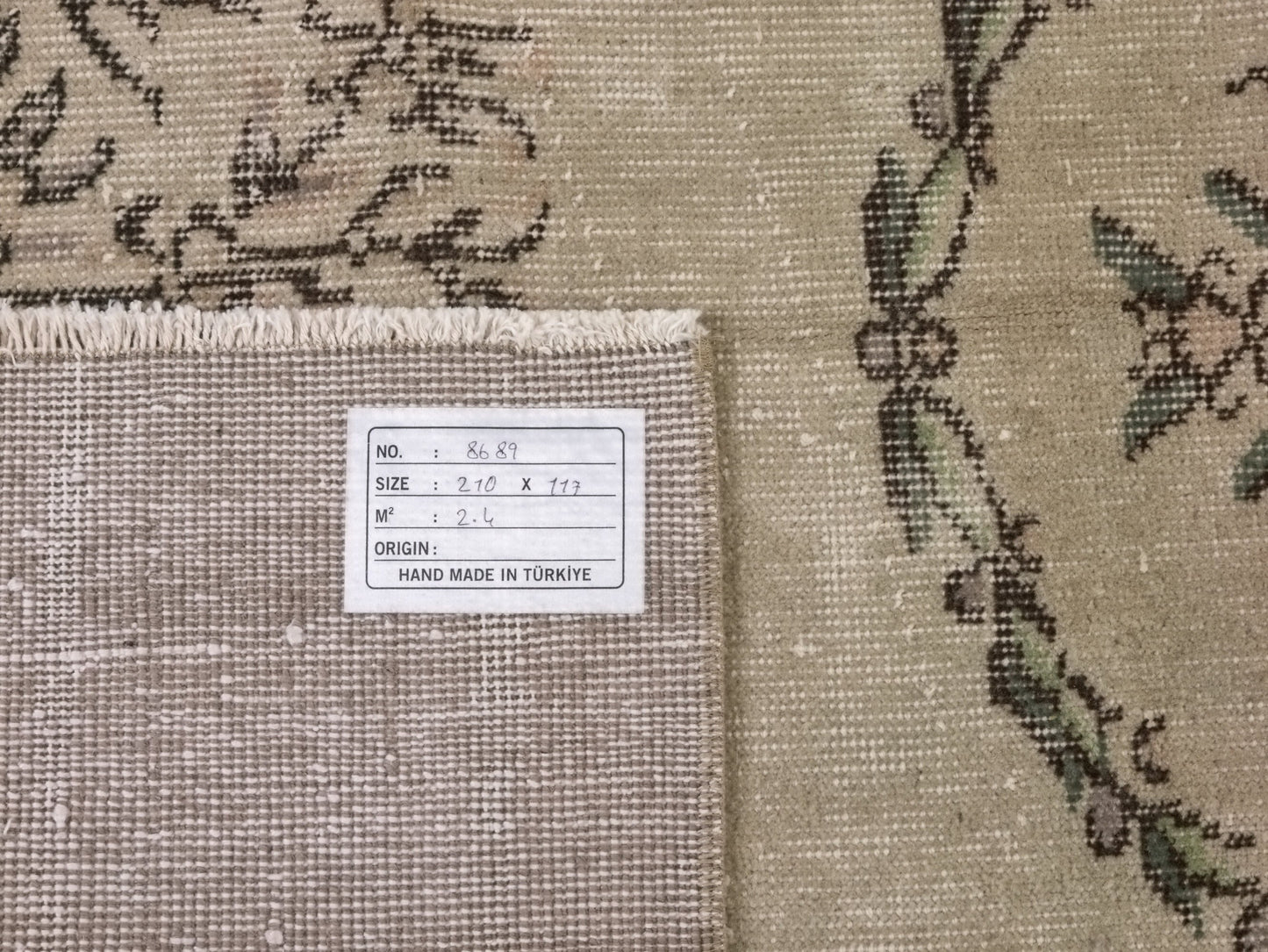 Small Vintage Rug, Area Oushak Rug 4x7, Turkish Handmade Rug, Nursery rug, One of a kind rug, Carpet rug, Scandinavian Decor, 8689