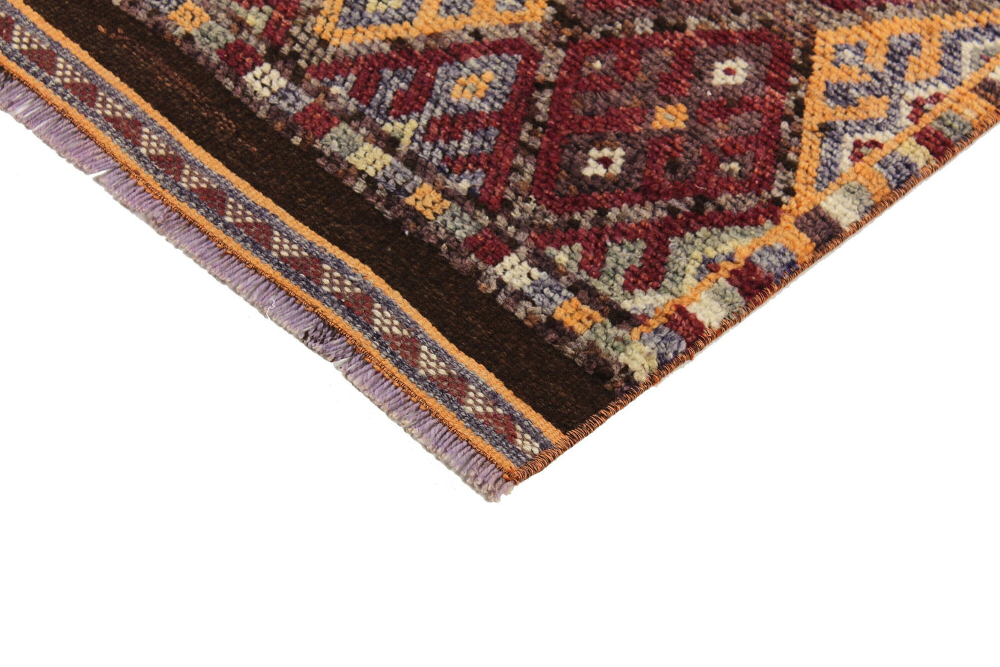 Faded Runner Rug, 3x15 Rug Runner ,Geometric Rug, Coastal Decor, Turkish Rug Runner ,Hallway Narrow Rug ,Turkish Runner,6211