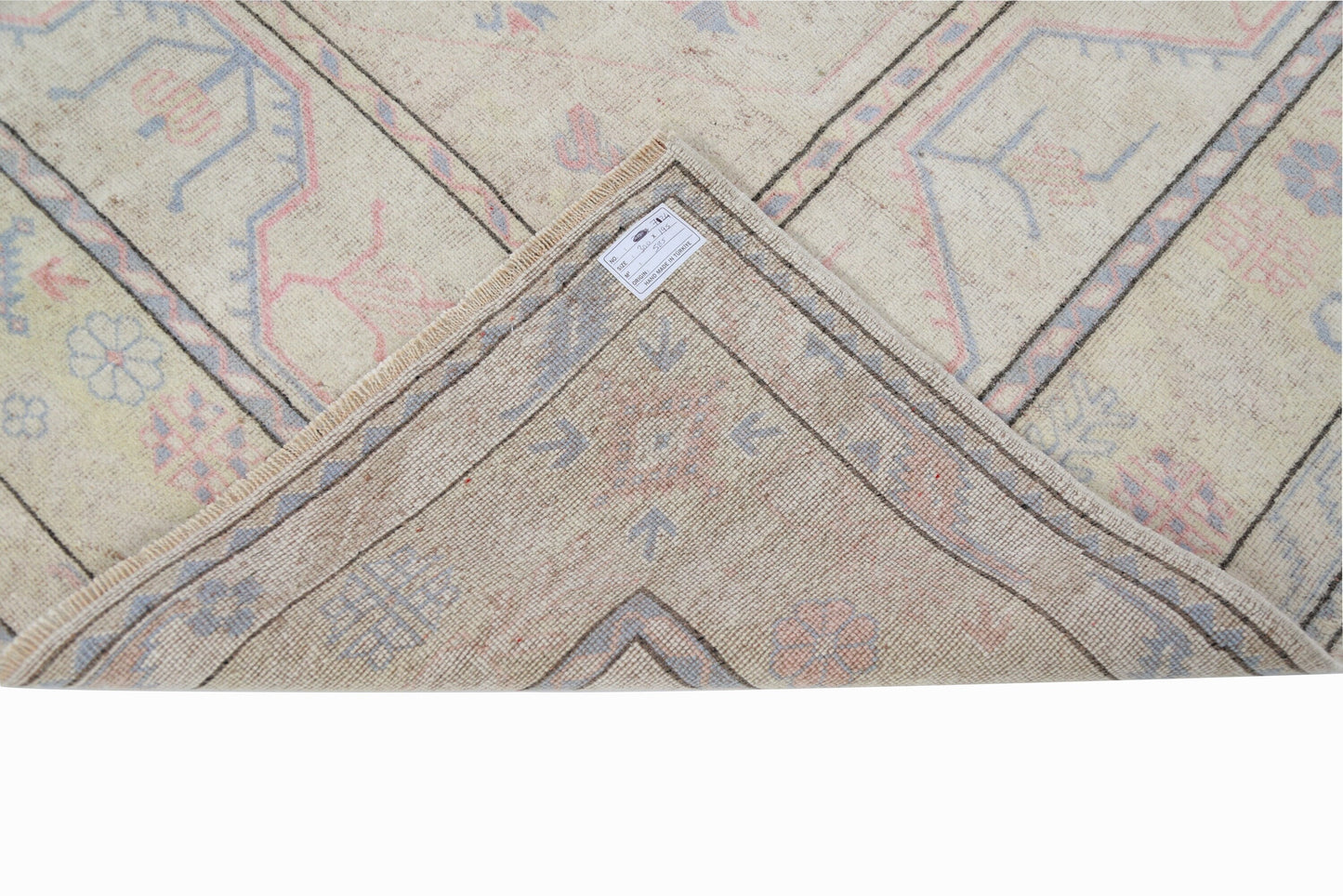 Rug 7x10, Floral Vintage Rug, Beige Oushak Rug, 1970's Turkish Rug, Unique Rug, Anatolia rug, Carpet rug, Bedroom rug, Bohemian rug, 7124