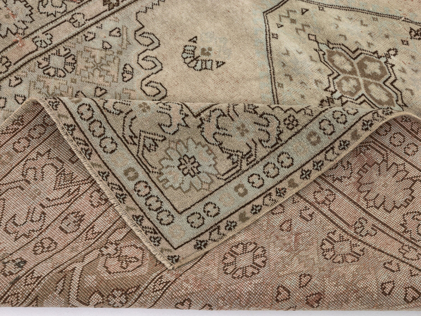 Muted Turkish Rug, Oushak Rug Neutral, Vintage Rug, Carpet rug, Area rug, 4x6 Handmade rug, Anatolia rug, Antique Oushak Rug,Office rug,8896