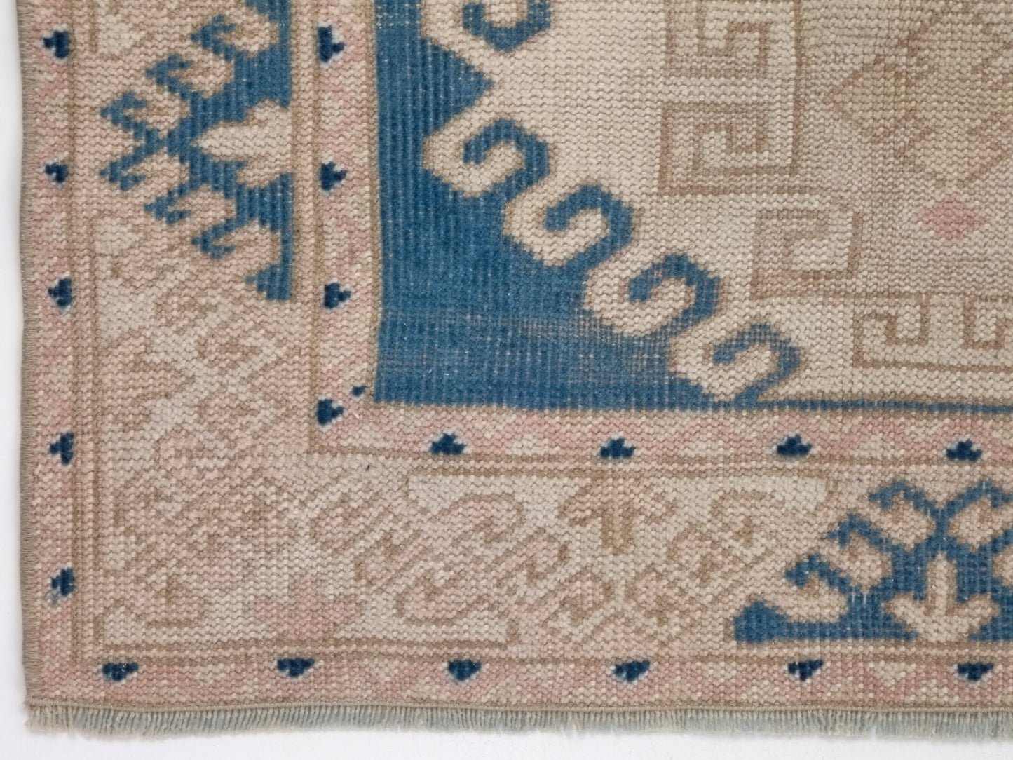 Neutral Blue Small Turkish rug,3x4 Rug, Oushak Rug, Turkish rug, Anatolia rug, Nursery Vintage Rug 3x4, Handmade rug, Small Carpet rug,10071