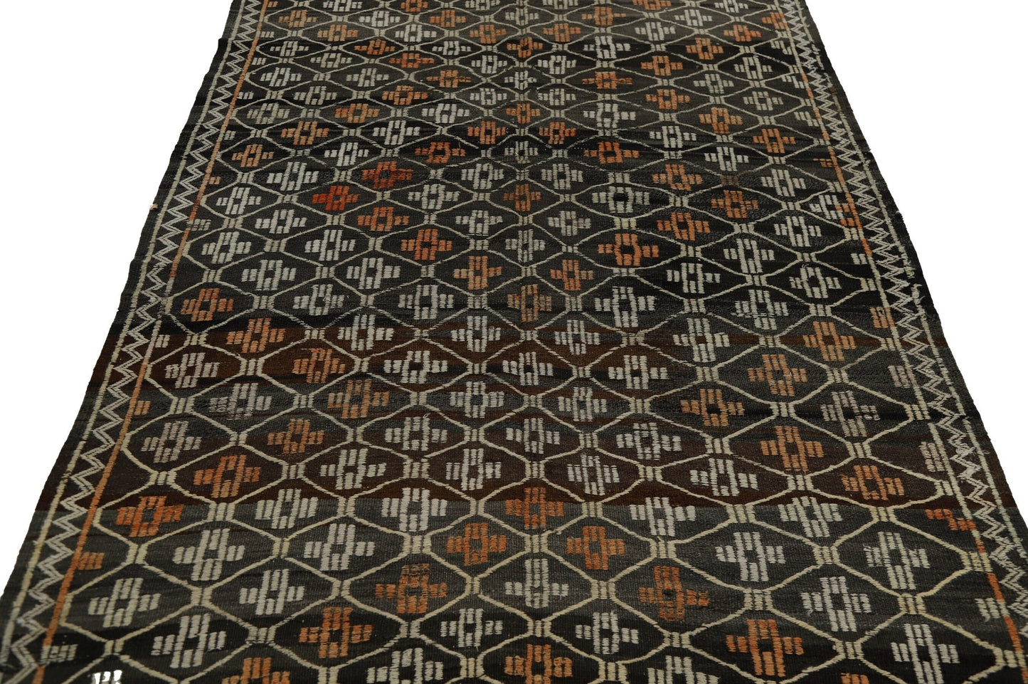 Primitive Rustic Rug, Kilim Rug 5x7, Turkish Anatolian Handmade Kilim Rug, Vintage Turkish Kilim Rug, Area Flat Weave Kilim Rug, 8044