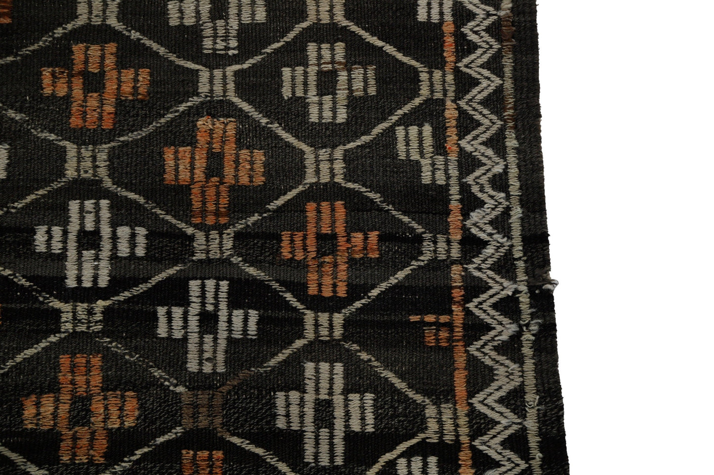 Primitive Rustic Rug, Kilim Rug 5x7, Turkish Anatolian Handmade Kilim Rug, Vintage Turkish Kilim Rug, Area Flat Weave Kilim Rug, 8044