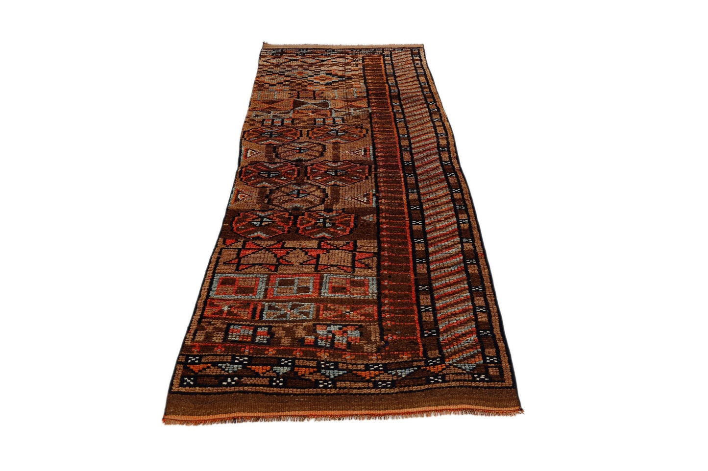 Oriental Rug Runner, Antique Rug, Ethnic rug, Turkish Runner Rug, Vintage One of a kind Handmade Runner rug, Oushak Runner rug, 7204