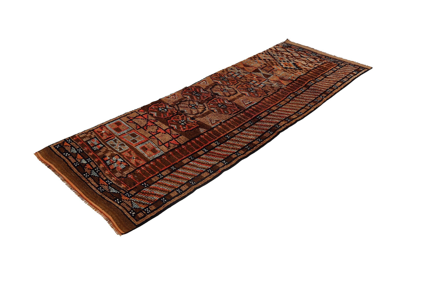 Oriental Rug Runner, Antique Rug, Ethnic rug, Turkish Runner Rug, Vintage One of a kind Handmade Runner rug, Oushak Runner rug, 7204