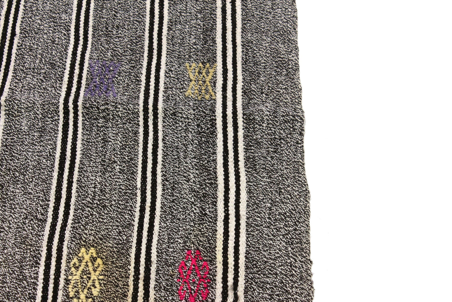 Kilim Rug, Turkish Kilim Rug 5x7, Vintage Kilim Rug, Area Kilim Rug, Kilim Rug Gray, Handmade Rug, Living Room Rug, Striped Kilim Rug, 4737