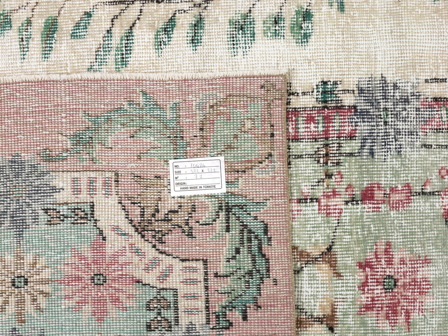 Retro Vintage Turkish Carpet Rug, 7x11 Rug, Oushak Area rug, Bohemian Rug, Handmade Rug, Rug for living room, Office rug, Bedroom rug, 10424