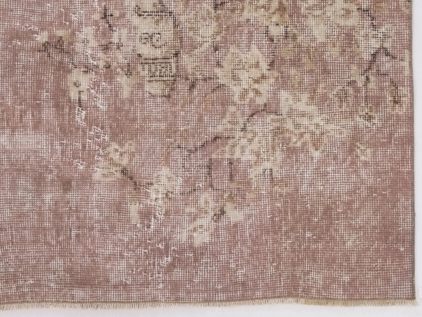 Pink Oushak rug, 6x9 Turkish rug, Carpet rug, Vintage rug, Area rug, Handmade rug, Antique rug, Turkish carpet, Neutral rug,10318