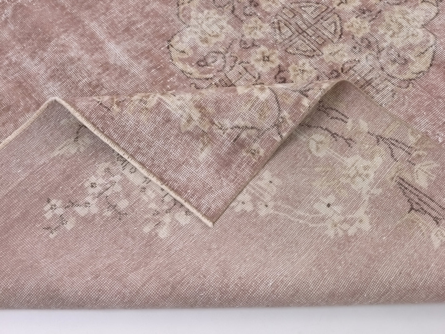 Pink Oushak rug, 6x9 Turkish rug, Carpet rug, Vintage rug, Area rug, Handmade rug, Antique rug, Turkish carpet, Neutral rug,10318