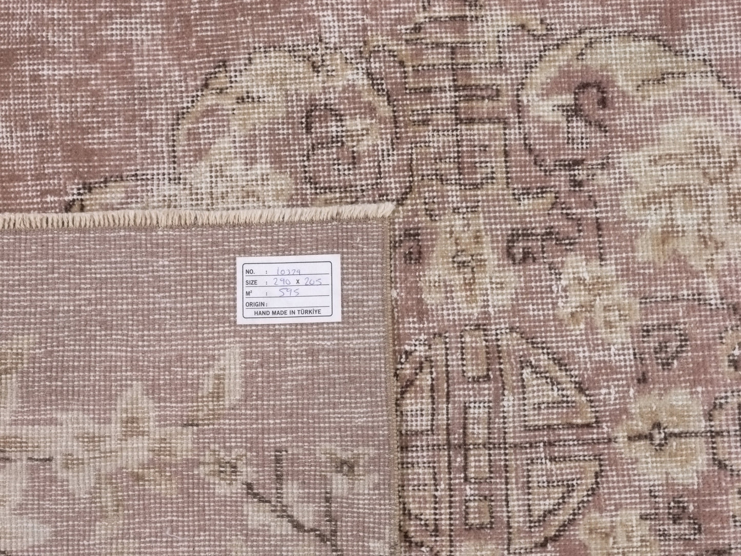 Pink Oushak rug, 6x9 Turkish rug, Carpet rug, Vintage rug, Area rug, Handmade rug, Antique rug, Turkish carpet, Neutral rug,10318