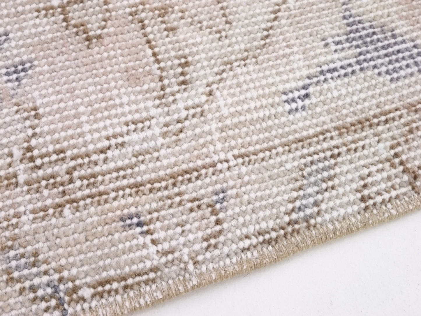 Scandinavian Oushak Rug, Turkish Rug 4x7, Handmade Vintage Rug, Bedroom Carpet rug, One of a kind Office Rug, Navy Blue, White, Rug, 10316