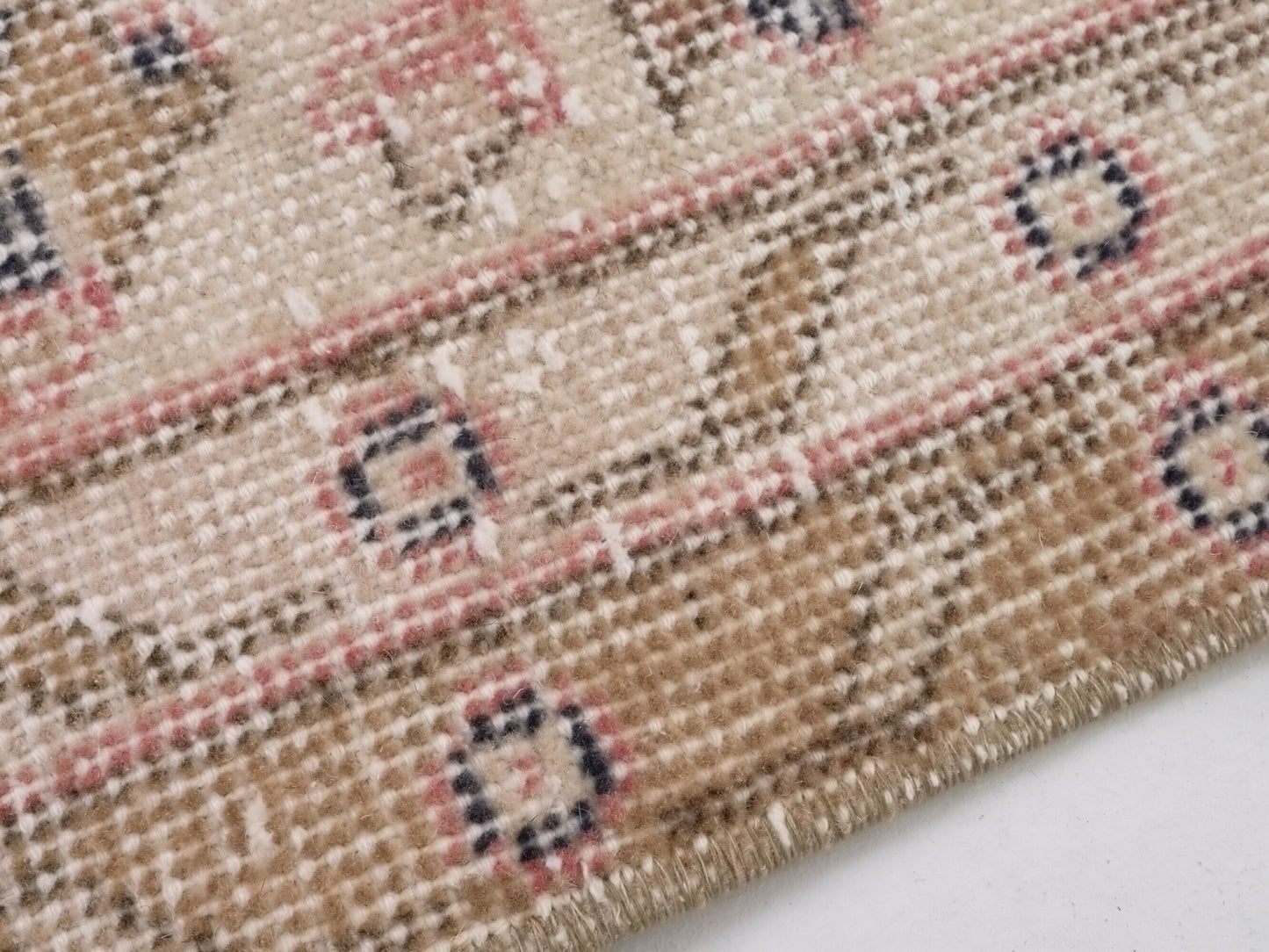 Pink Rug 7x10 Oushak Turkish Vintage Rug Carpet Rug for Living room Handmade Area Unique Rug Gift for Home Made in Anatolia 10310