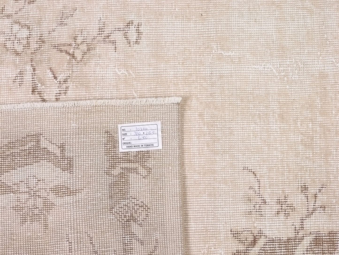 Beige Rug 7x11, Turkish Oushak Vintage Rug, Unique Rug, Area Handmade Wool Rug, Carpet Rug, Farmhouse rug, Faded rug, Living room rug,10300