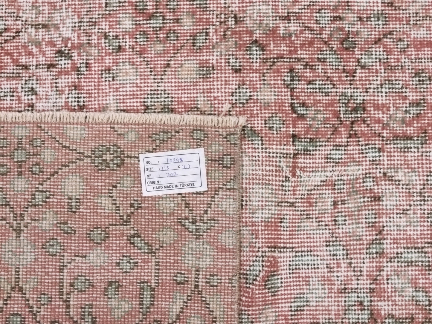 Turkish Rug, Oushak Rug, Vintage Carpet, Floral rug, Oriental rug, Ottoman rug, Vintage rug 5x7, Turkish Carpet, Handmade rug, Boho, 10298