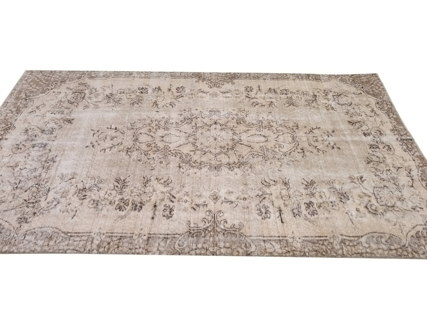 Oushak Rug, Vintage Rug, Turkish Rug, Faded rug, Area rug, Unique rug, 5x9 Rug, Natural rug, Farmhouse Turkish rug, Living room rug, 10254
