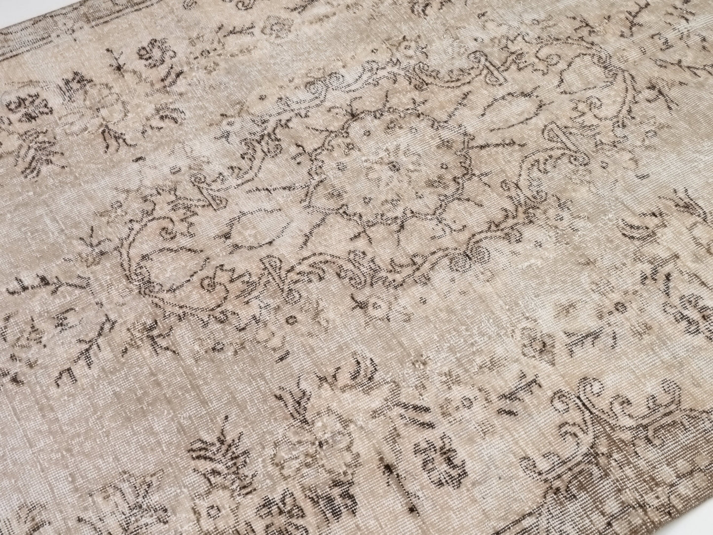 Oushak Rug, Vintage Rug, Turkish Rug, Faded rug, Area rug, Unique rug, 5x9 Rug, Natural rug, Farmhouse Turkish rug, Living room rug, 10254