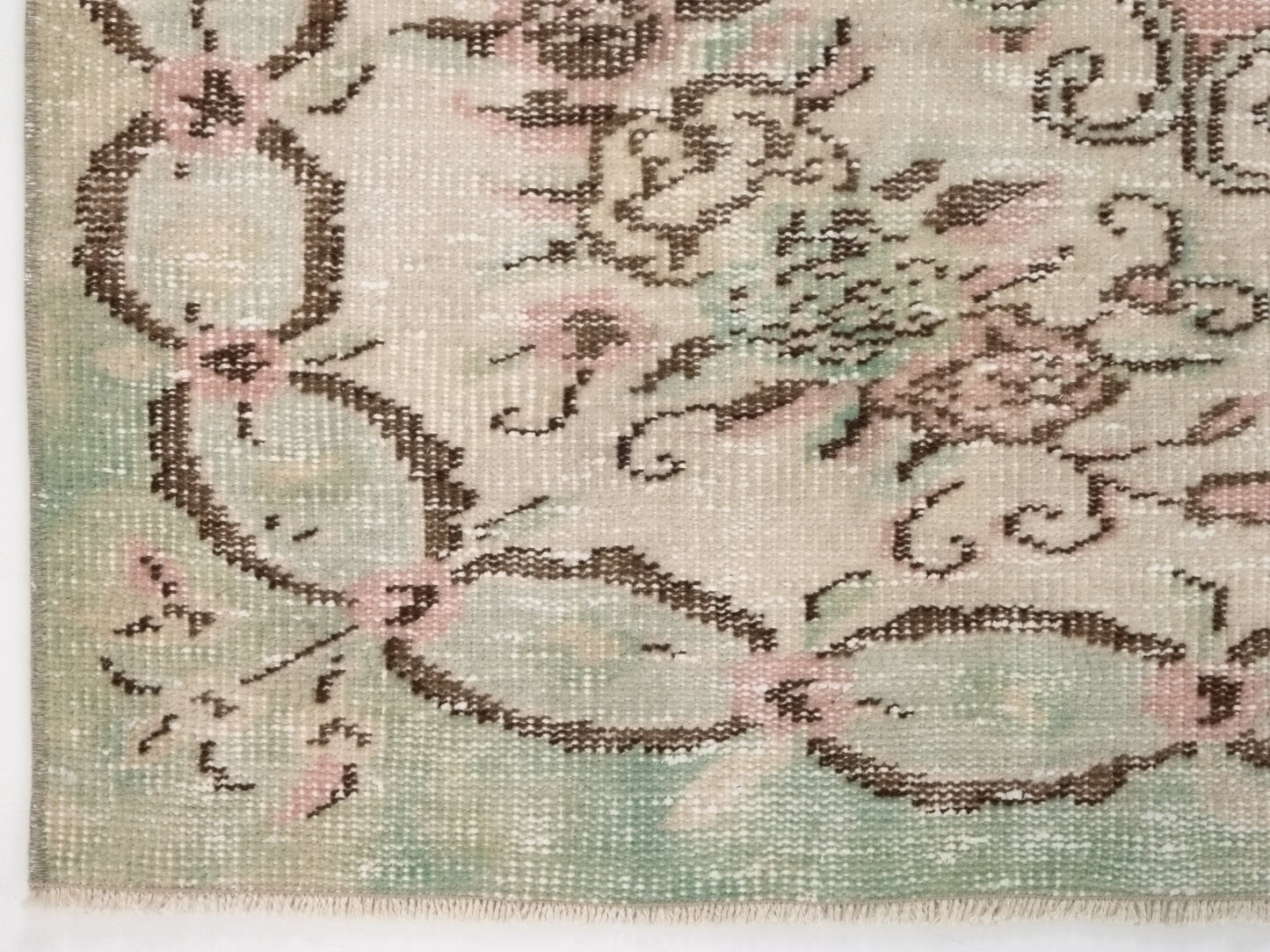 Faded Vintage Rug, Carpet rug, Turkish Oushak Rug, Area rug, Bedroom rug, Handmade rug, One of a kind Oushak Rug, Wool rug, Turkey rug,10247