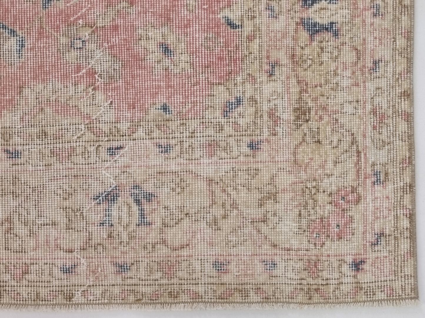 Neutral rug, 5x8 Pink Oushak rug,Muted Rug, Vintage rug, Turkish Oushak rug 5x8,Area Carpet rug, Turkey rug, Faded rug, Turkish carpet,10245