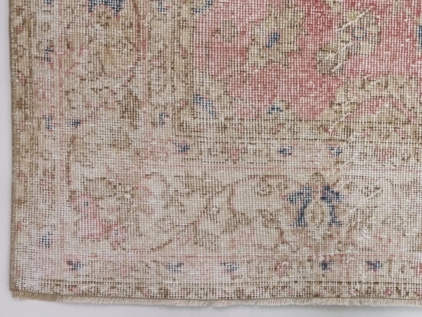 Neutral rug, 5x8 Pink Oushak rug,Muted Rug, Vintage rug, Turkish Oushak rug 5x8,Area Carpet rug, Turkey rug, Faded rug, Turkish carpet,10245