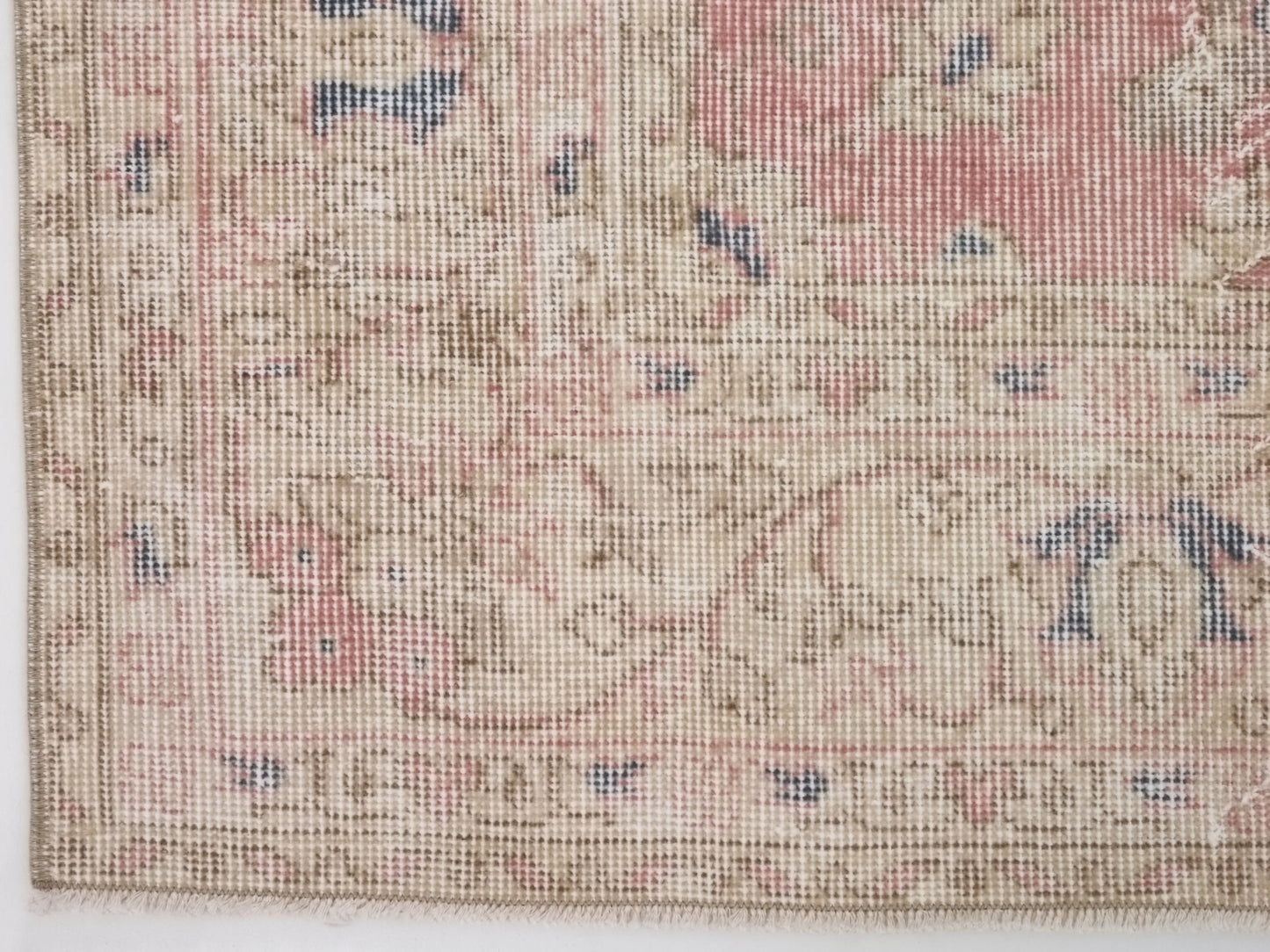Neutral rug, 5x8 Pink Oushak rug,Muted Rug, Vintage rug, Turkish Oushak rug 5x8,Area Carpet rug, Turkey rug, Faded rug, Turkish carpet,10245