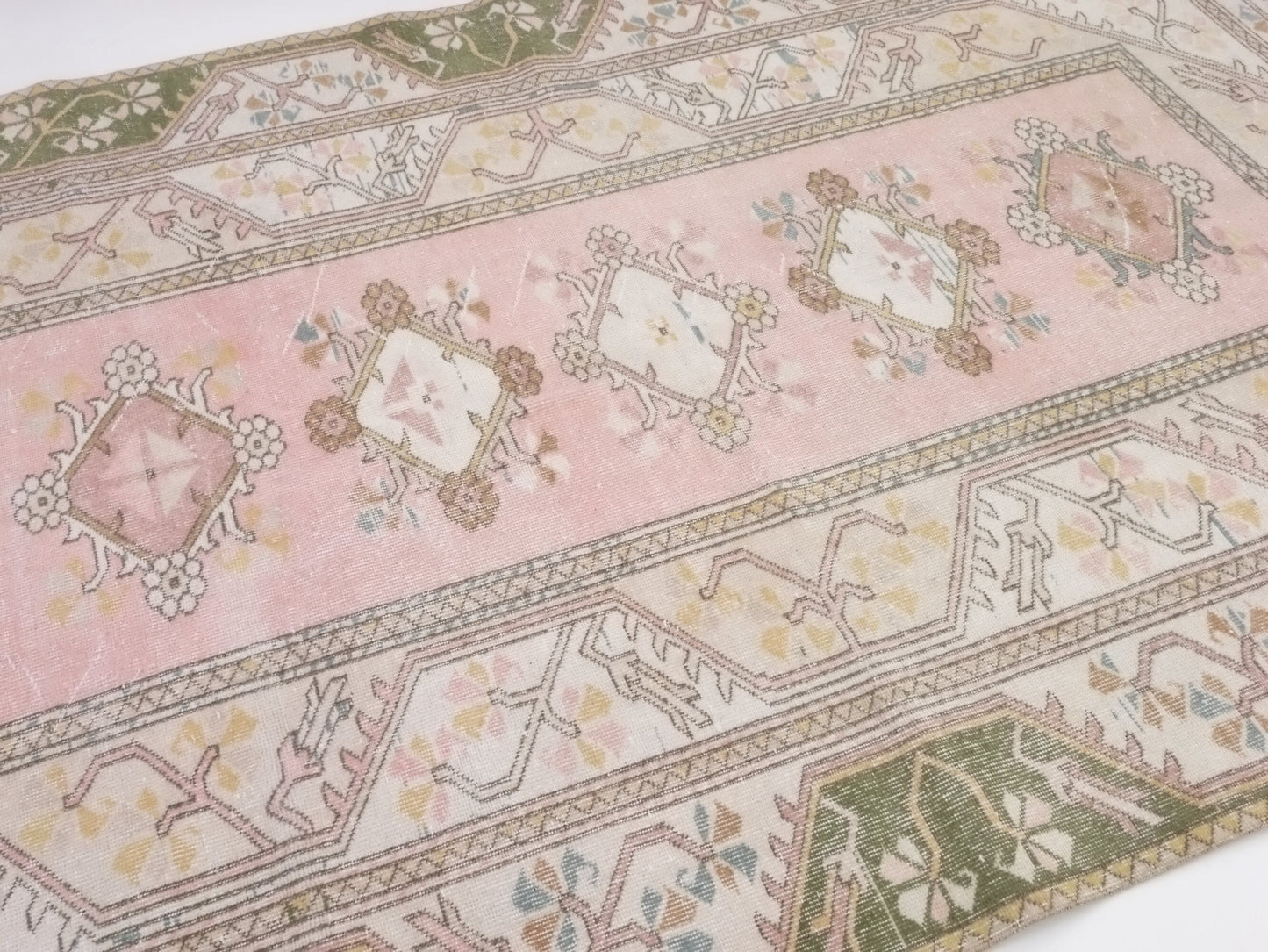 Neutral rug, 6x10 Oushak rug, Handmade Vintage rug, Turkish Oushak rug 6x10, Vintage Carpet rug, Turkey rug, Faded rug, Turkish carpet,10305