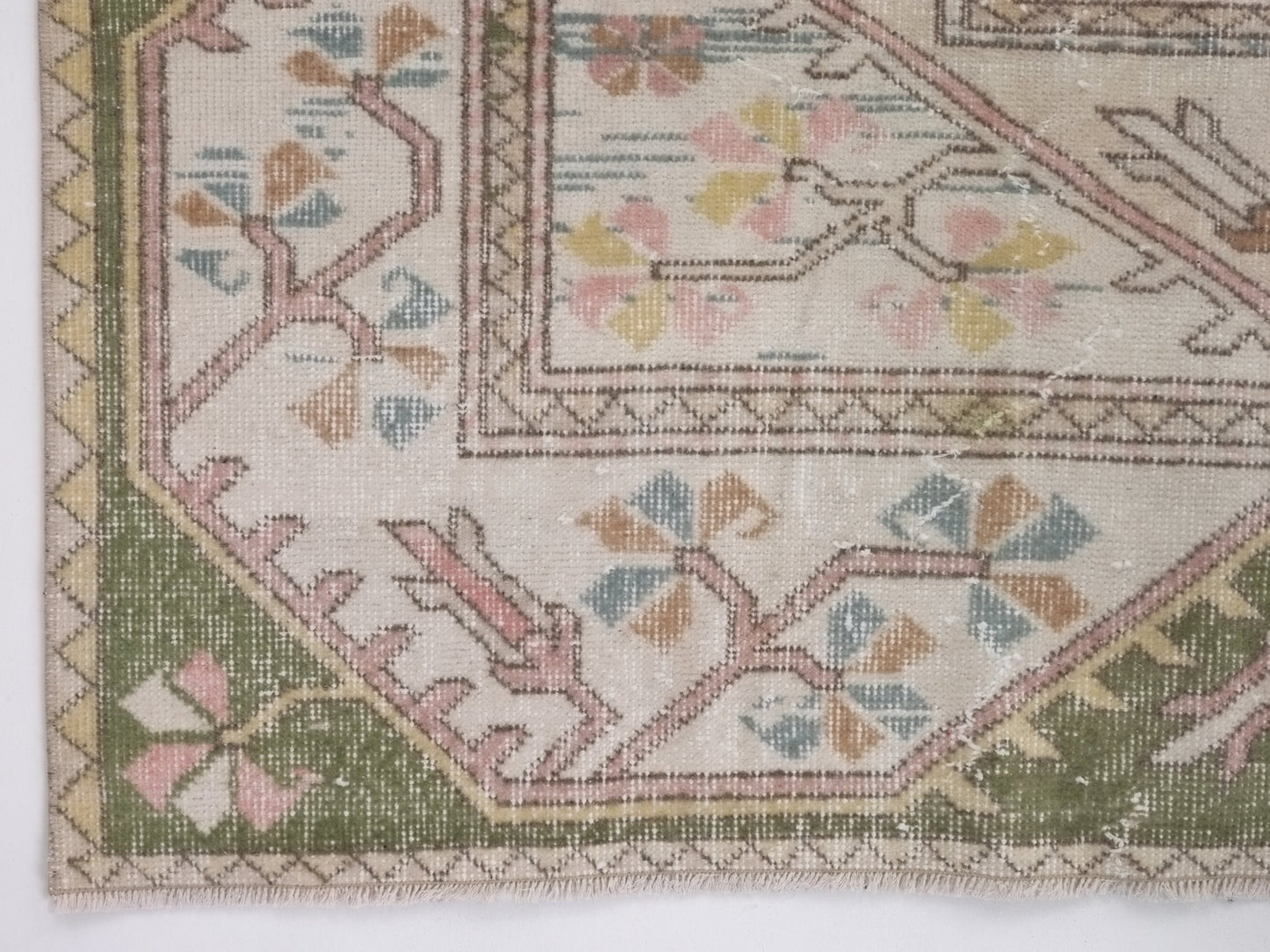Neutral rug, 6x10 Oushak rug, Handmade Vintage rug, Turkish Oushak rug 6x10, Vintage Carpet rug, Turkey rug, Faded rug, Turkish carpet,10305