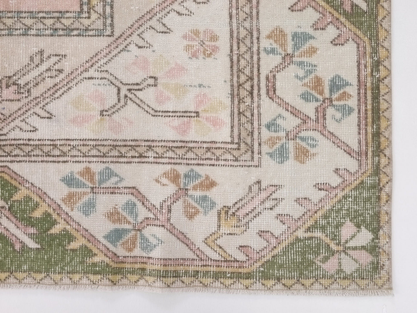Neutral rug, 6x10 Oushak rug, Handmade Vintage rug, Turkish Oushak rug 6x10, Vintage Carpet rug, Turkey rug, Faded rug, Turkish carpet,10305